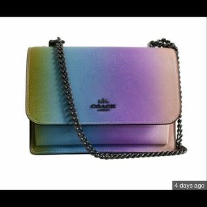 Coach Klare ombré leather multicolor crossbody NWT